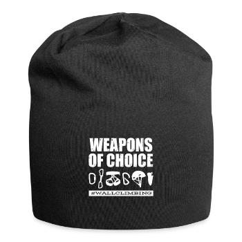Wall climbers, wall climbers - Jersey Beanie - black - Front
