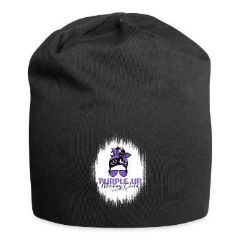 Purple Up For Military Kids Girls Purple Uppurple - Jersey-Beanie - Schwarz - Vorne