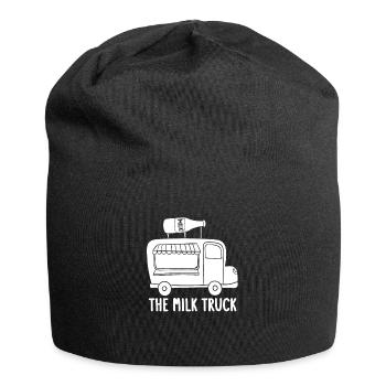 Cow Milk Milk Truck - Jersey Beanie - black - Front