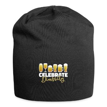 Bière artisanale Bière artisanale Bière drôle - Bonnet en jersey - noir - Devant