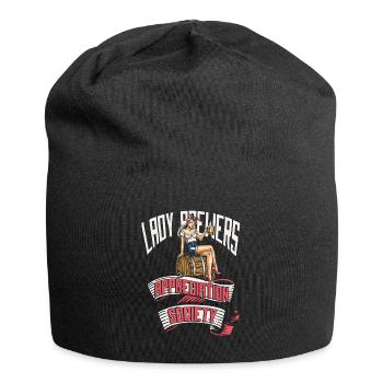 Craft Beer Bier Craftbier Dame - Jersey Beanie - black - Front