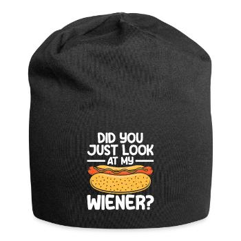 Check out my sausage hot dog gift - Jersey Beanie - black - Front