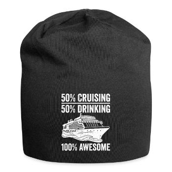 Lustiges Cruising - Jersey-Beanie - Schwarz - Vorne
