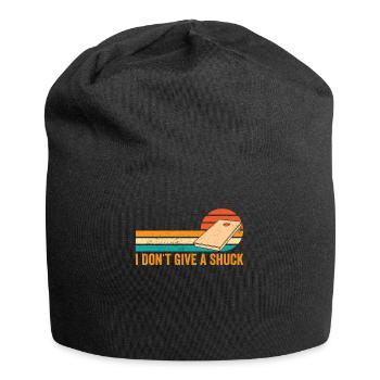 Lustiges Cornhole Corn Hole Retro - Jersey-Beanie - Schwarz - Vorne