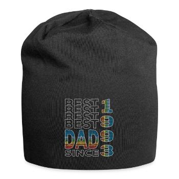 Meilleur papa du monde depuis 1993 Fête des Pères - Bonnet en jersey - noir - Devant