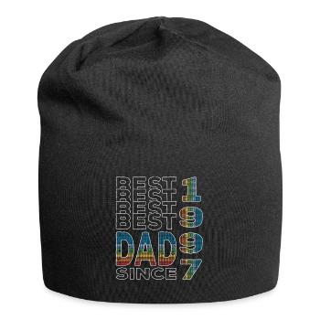 Bester Papa der Welt seit 1997 Vatertag - Jersey-Beanie - Schwarz - Vorne