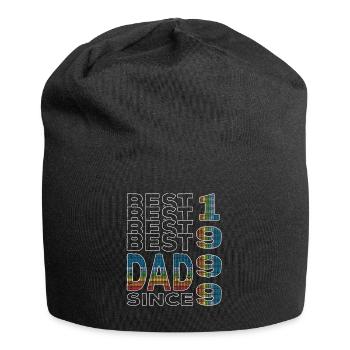 Bester Papa der Welt seit 1999 Vatertag - Jersey-Beanie - Schwarz - Vorne