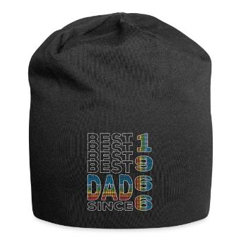 Bester Papa der Welt seit 1966 Vatertag - Jersey-Beanie - Schwarz - Vorne