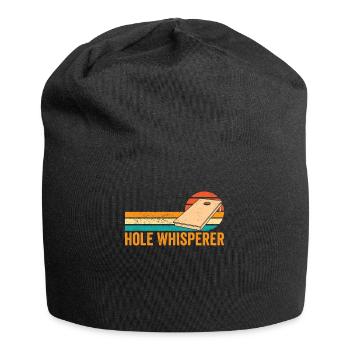 Funny Cornhole Corn Hole Retro - Jersey Beanie - black - Front