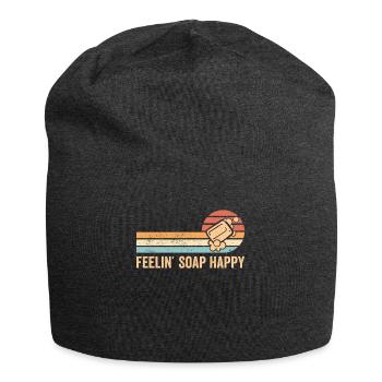 Fabricant de savon amusant - Bonnet en jersey - charbon - Devant