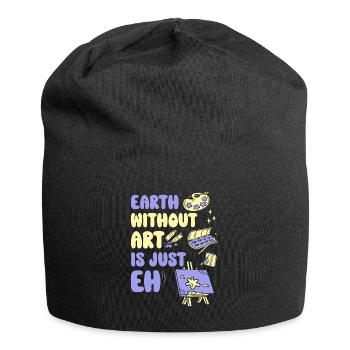 Professeur d’art Drôle de dicteur Cours d’art Cours d’art - Bonnet en jersey - noir - Devant