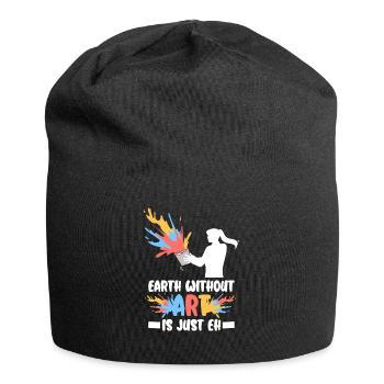 Professeur d’art Drôle de dicteur Cours d’art Cours d’art - Bonnet en jersey - noir - Devant