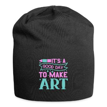 Professeur d’art Drôle de dicteur Cours d’art Cours d’art - Bonnet en jersey - noir - Devant