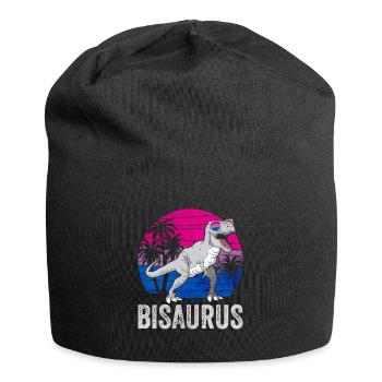 Bi Pride Bisexuel Flag Trex LGBTQ - Bonnet en jersey - noir - Devant