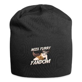 Furry Fandom Fursuits Missing - Jersey Beanie - black - Front