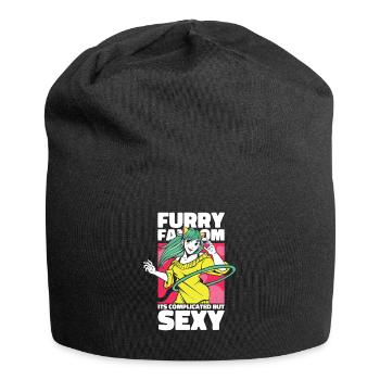 Furry Fandom Fursuits Sexy - Bonnet en jersey - noir - Devant
