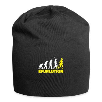 Furry Fandom Fursuits Evolution - Jersey Beanie - black - Front