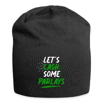 Parlays, Parlay, Sports Betting - Jersey Beanie - black - Front