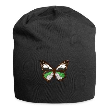 Demiromantique Fierté Drapeau Papillon Subtil L - Bonnet en jersey - noir - Devant