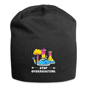 Pansexueller Stolz Pan Flag Wissenschaftslehrer - Jersey-Beanie - Schwarz - Vorne