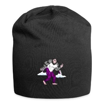 Asexual Pride Ace Flag Rainbow Bigfoot Sasquatch - Jersey-Beanie - Schwarz - Vorne