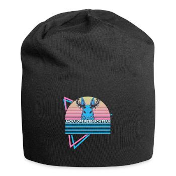Schakalope Retro Kryptide - Jersey Beanie - black - Front