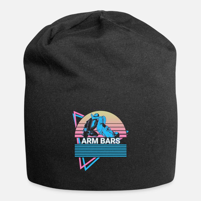 Jiu Jitsu BJJ Retro - Jersey Beanie - black