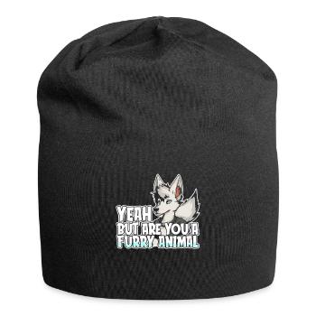 Furry Fandom Fursuits - Jersey Beanie - black - Front