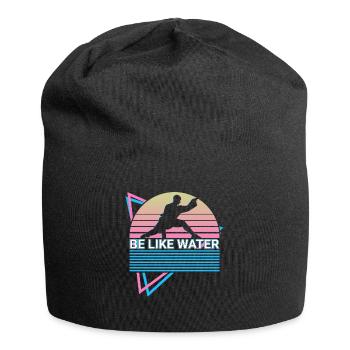 Kung Fu Rétro - Bonnet en jersey - noir - Devant