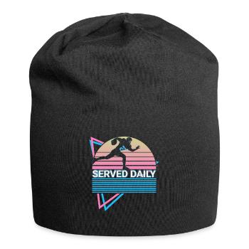 Football Lineman Retro - Jersey Beanie - black - Front