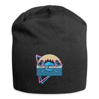 Lumberjack Woodworking Retro - Jersey Beanie - black - Front