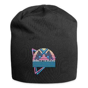 Bûcheron Menuiserie Rétro - Bonnet en jersey - noir - Devant