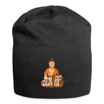 Buddha Buddhist Zen Zen Buddha - Jersey-Beanie - Schwarz - Vorne