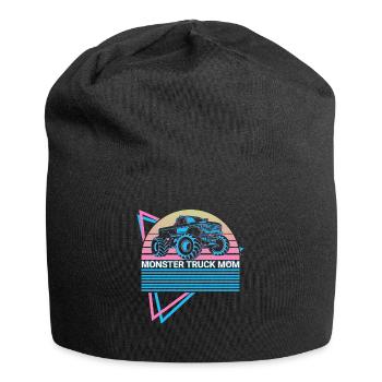 Monster Truck Mom Retro - Jersey Beanie - black - Front