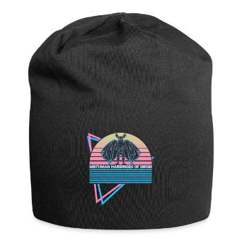 Mothman Kryptide Retro - Jersey-Beanie - Schwarz - Vorne