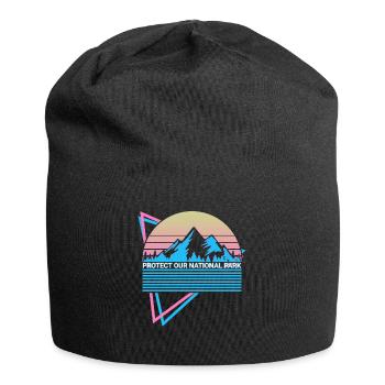 National Park Retro - Jersey-Beanie - Schwarz - Vorne