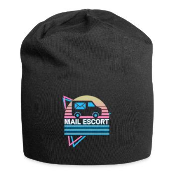 Postdienst Postbote Retro - Jersey-Beanie - Schwarz - Vorne