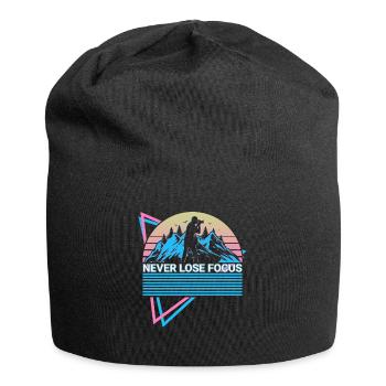 Caméra Photographie Photographe Rétro - Bonnet en jersey - noir - Devant