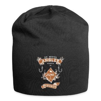 Die besten Angler werden im Juni geboren Angeln - Jersey-Beanie - Schwarz - Vorne
