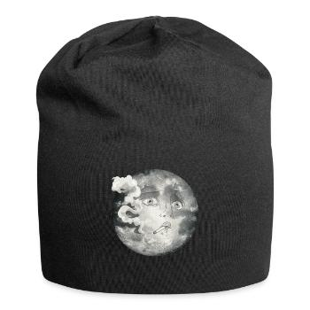 Whimsigoth Aesthetics Soft Grunge Emo Goth Smoking - Jersey Beanie - black - Front