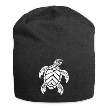 Tortue marine - Bonnet en jersey - charbon - Devant