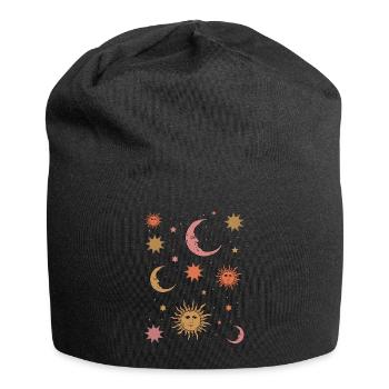 Whimsigoth Aesthetic Hippie Heavenly Vintage - Jersey Beanie - black - Front