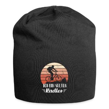 MTB Fahrer Mountainbike Ich Bin Selten Radlos - Jersey-Beanie - Schwarz - Vorne