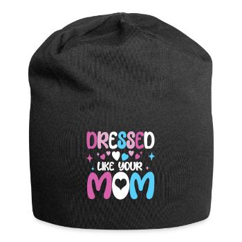 Femboy Crossdressing - Jersey Beanie - black - Front