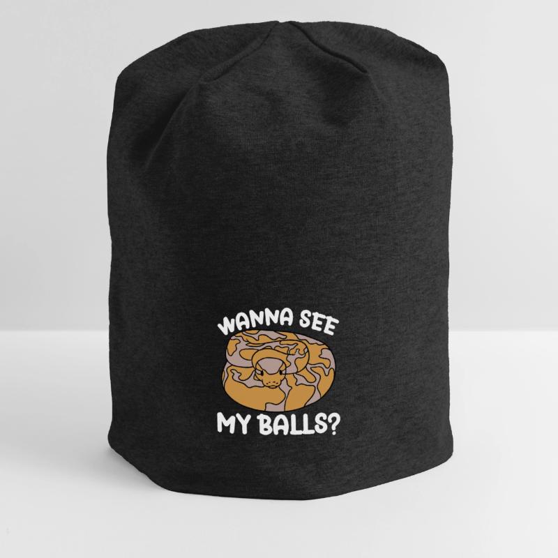 Serpent python boule Bonnet en jersey