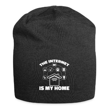 Web Entwickler Webdeveloper Internet - Jersey-Beanie - Anthrazit - Vorne