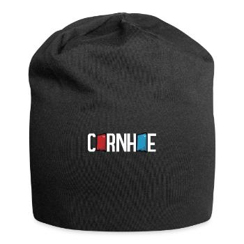 Funny Cornhole Corn Hole - Jersey Beanie - black - Front