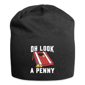 Cornhole corn hole - Jersey Beanie - black - Front