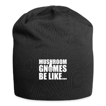 Mushroom pickers Mushrooms Mushroom dwarf - Jersey Beanie - black - Front