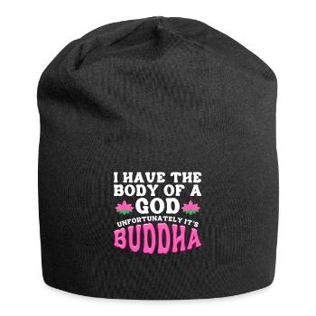 Bouddhisme bouddhiste - Bonnet en jersey - noir - Devant